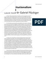 Lucie Kolb, Gabriel Flückiger, New Institutionalism Revisited