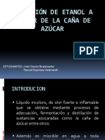 Obtención de Etanol A Partir de La Caña de Azúcar