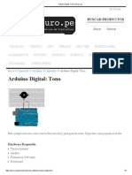 Arduino Digital - Tono - Paruro