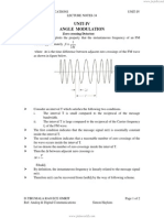 Unit-Iv Angle Modulation: Notes-34 Zero Crossing Detector