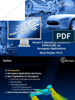 Recent & Upcoming Features in STAR-CCM+ For Aerospace Applications Deryl Snyder, PH.D