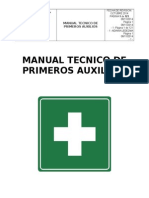 Manual de Primeros Auxilios