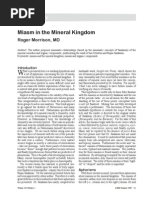 Miasm in The Mineral Kingdom