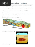 El Metamorfismo y Sus Tipos