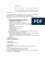 Pathophysiology of Hyperthyroidism 