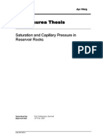 Saturation and Capillary Pressure in Reservoir Rocks