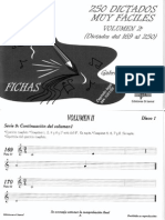 Dictados Musicales Volumen 2 - 2 LOGSE (Fichas 169 A 250)