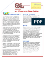 Newsletter Nov 7 2014