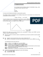 H2 Chemistry Prelims 2011 (Planning)