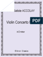 ACCOLAY - Concertino No. 2 in D Minor - VIOLIN PIANO PDF