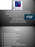 Electrificación en MT y BT Del Polígono