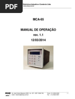 Manual Controlador de Processo AutoClave AMCP MCA 65