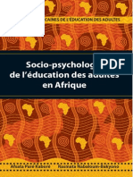 Socio-Psychologie de L'éducation D'adultes en Afrique Subsaharienne