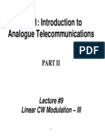 TE311 Lecture09 SSB SC VSB Modulation