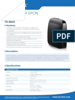 TX-6610 V1 Datasheet