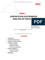 Tema 1. Dispositivos Electronicos Analisis de Circuitos