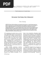 Sparse Distributed Memory: The Science of Computing