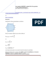 Relação Entre Um Quadrilátero Inscrito em Um Hexágono Regular