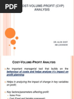 Cost Volume Profit Analysis