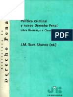 Silva Sanchez, Jesus M - Politica Criminal y Nuevo Derecho Penal