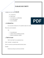 Database Security Assignment