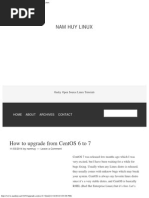 How To Upgrade From CentOS 6 To 7 - Nam Huy Linux