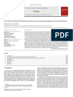 A Review On Current Downstream Bioprocessing On Vaccine