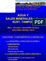 AGUA y SALES MINERALES Bioquimica