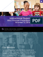 Instructional Supervision: WSU Principal Preparation Program