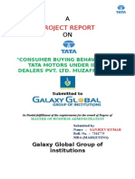 Consumer Buying Behaviour of Tata Motors Under Ideal Dealers Pvt. LTD