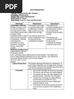 Lattice Multiplication Kenesha Hardy