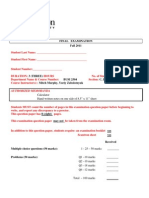 BUSI 2504 Practice Final Exam