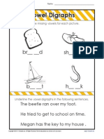 Vowel Digraphs Vowel Digraphs: BR - D SH