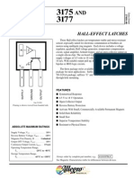 Hall-Effect Latches: Features