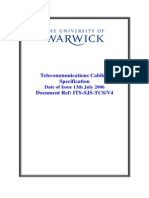 Telecomunications Cabling Specification v4