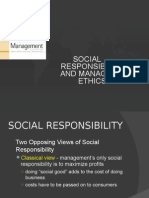 Social Responsibility and Managerial Ethics