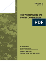 Army - fm3 21x75 - The Warrior Ethos and Soldier Combat Skills