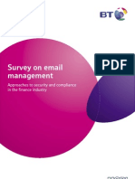 Email Survey Report FINAL