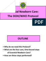 Essential Newborn Care: The DOH/WHO Protocol