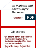 Business Markets and Business Buyer Behavior