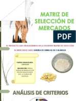 Matriz de Selección de Mercados