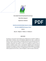 Informe de Analisis Muestreo