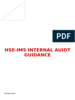 HSE Integrated Management System - Internal Audit Guidance