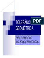 Tolerância Geométrica - Desenho Tecnico