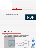 Web Service: A Brief Introduction