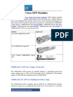 Cisco SFP Modules