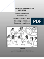 Pulse Polio Immunisation Vaccinator Training Module 2005 April - India