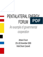 PENTALATERAL ENERGY FORUM An Example of Governmental Cooperation