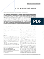 Acute Otitis Media and Acute Bacterial Sinusitis