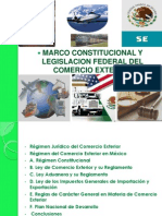 1.1 Marco Constitucional y Legislacion Federal Del Comercio Exterior